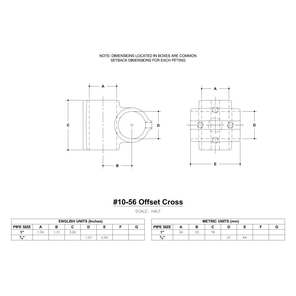Hollaender® Fitting Cross