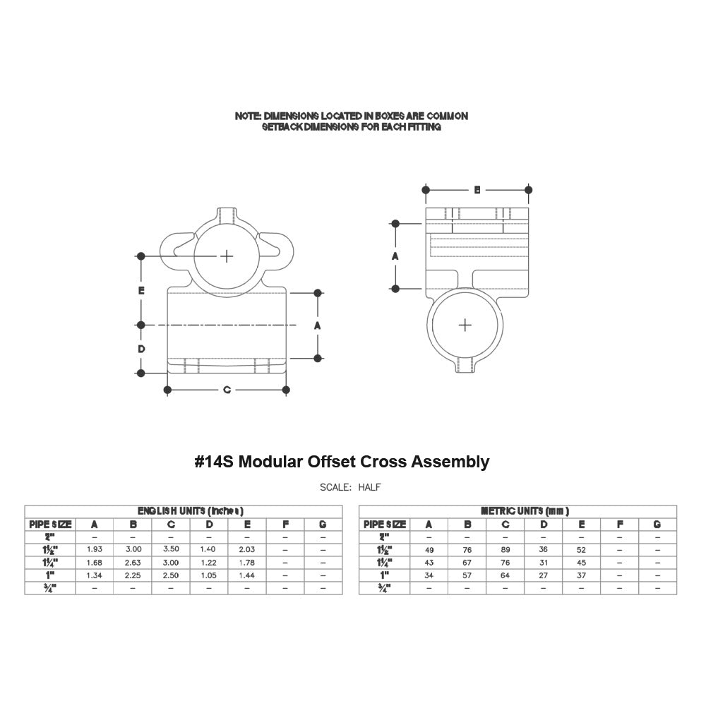 Hollaender® Fitting Split Cross