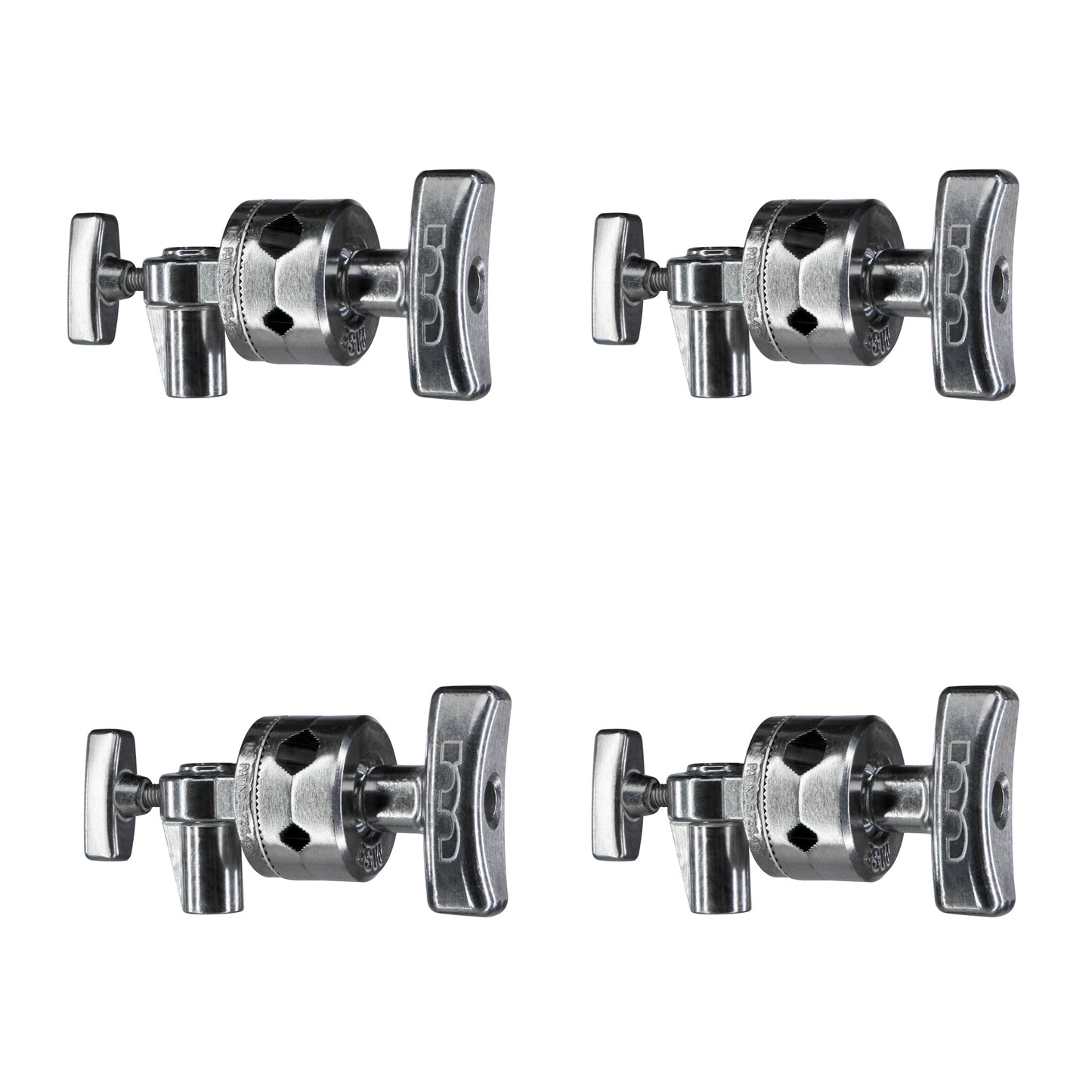 4-Pack 2.5" Hollywood Grip Head