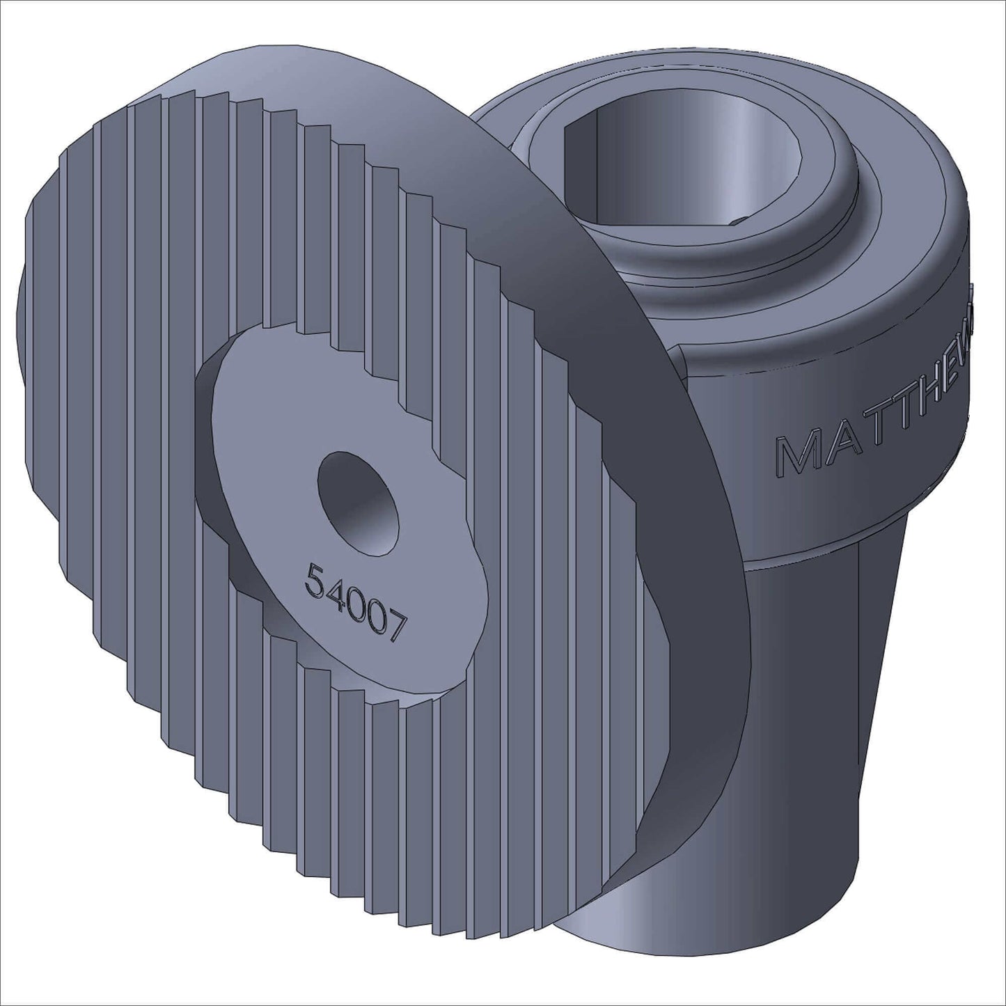 PN 54007 - ADAPT, 2.5" GH-> .625"D W/THNDL