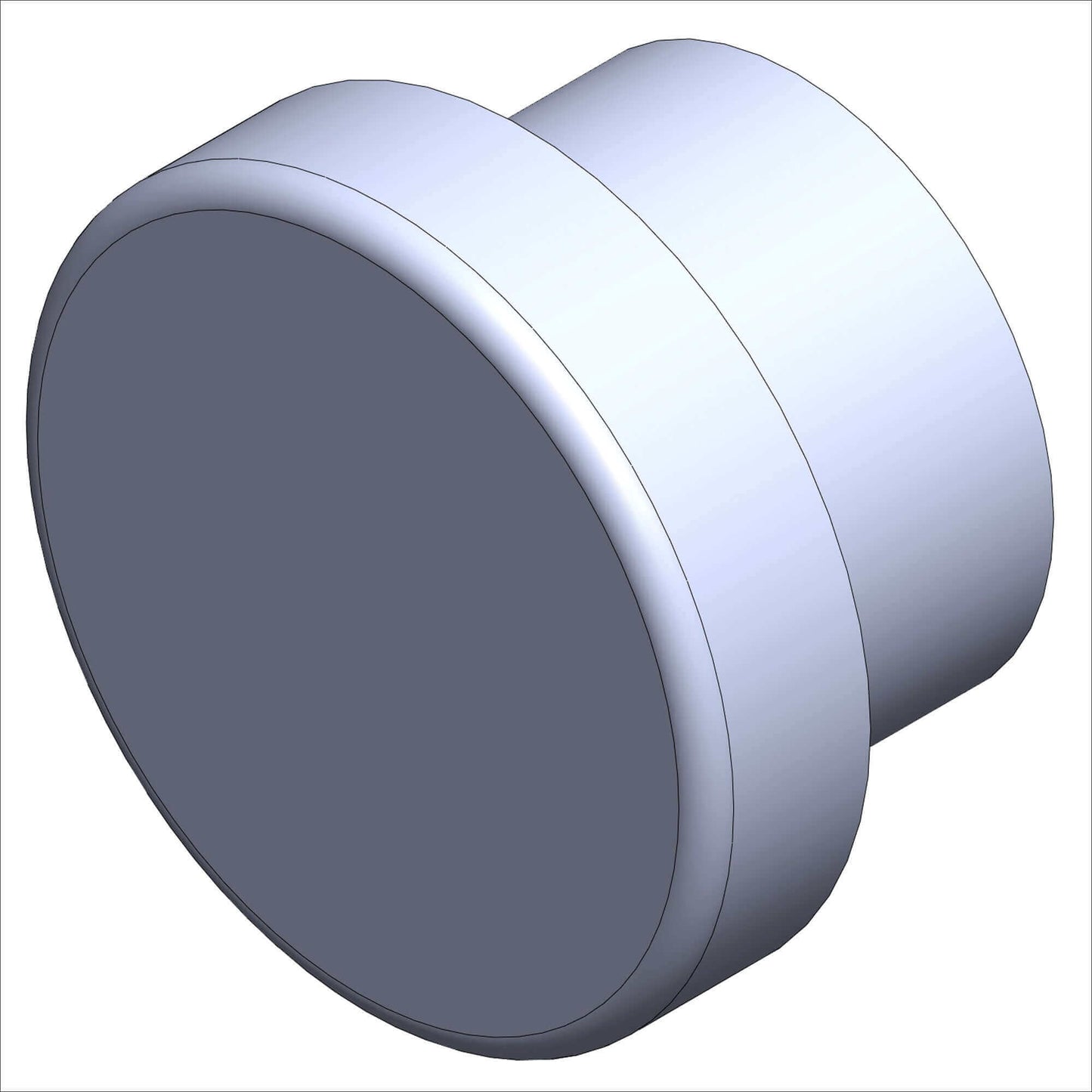 PN 3022/100 - CAP, BLK, FITS .63D #14