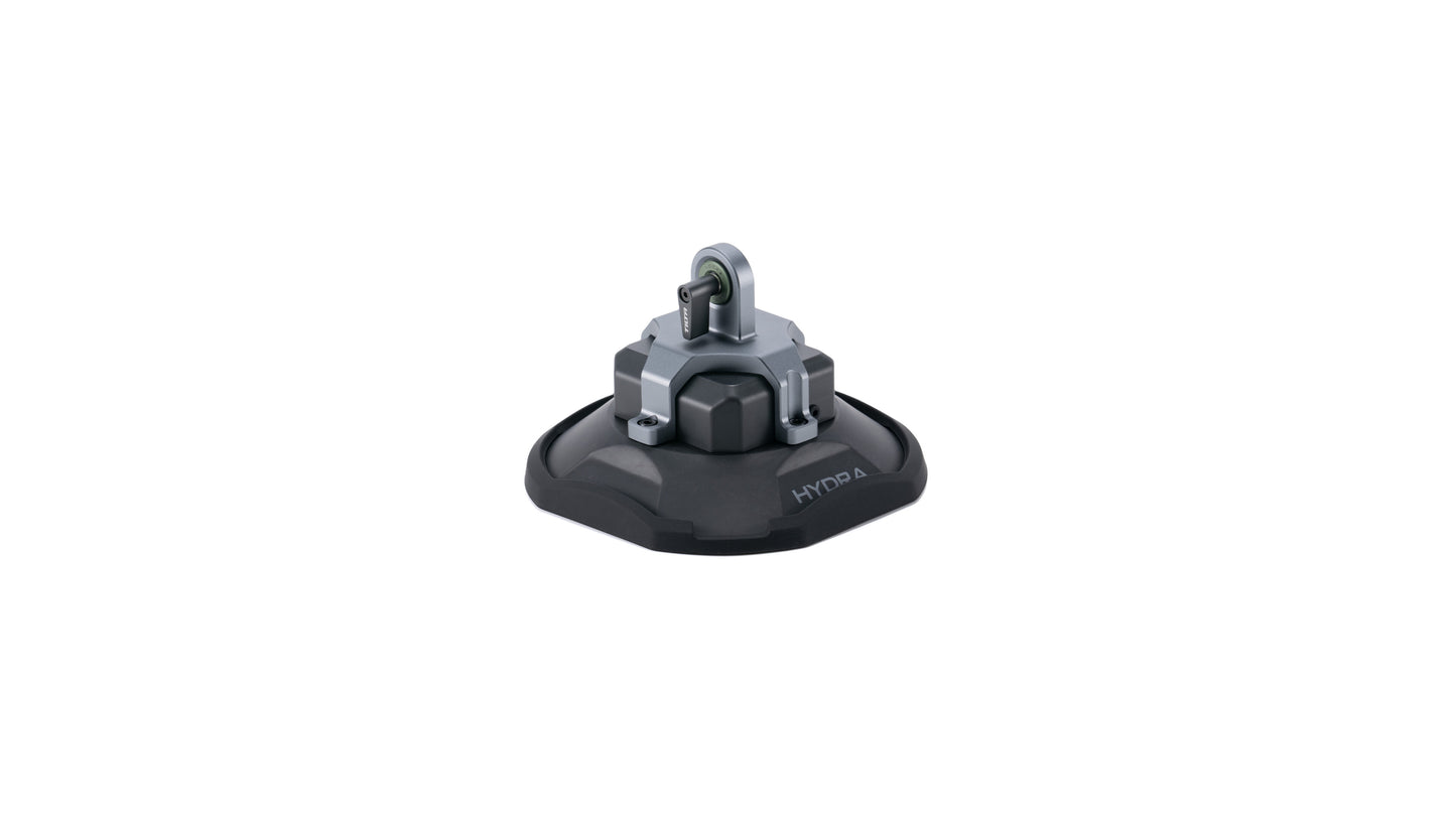 Electronic Suction Cup (4.5") with Rosette Mounting Bracket - Titanium Gray