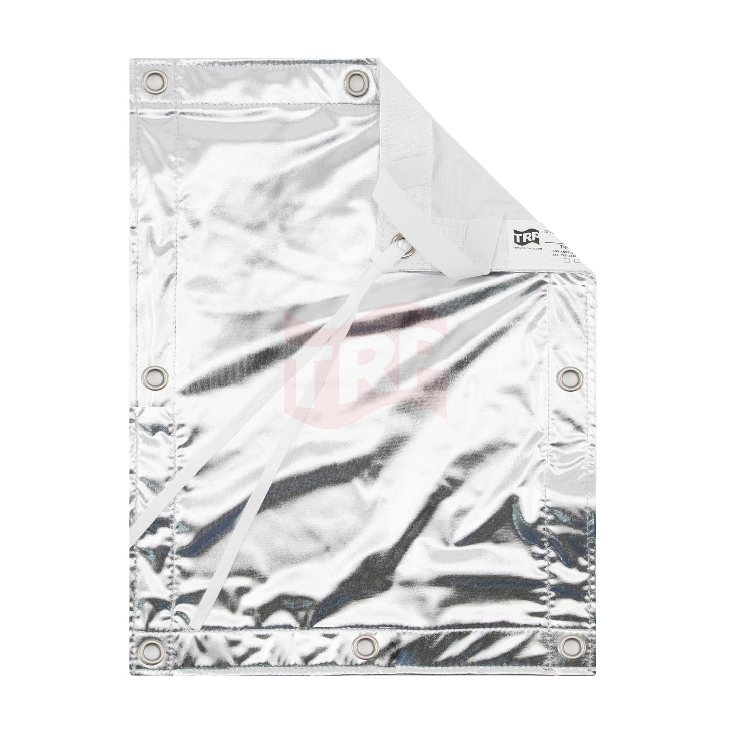 8' X 8' Silver Lamé