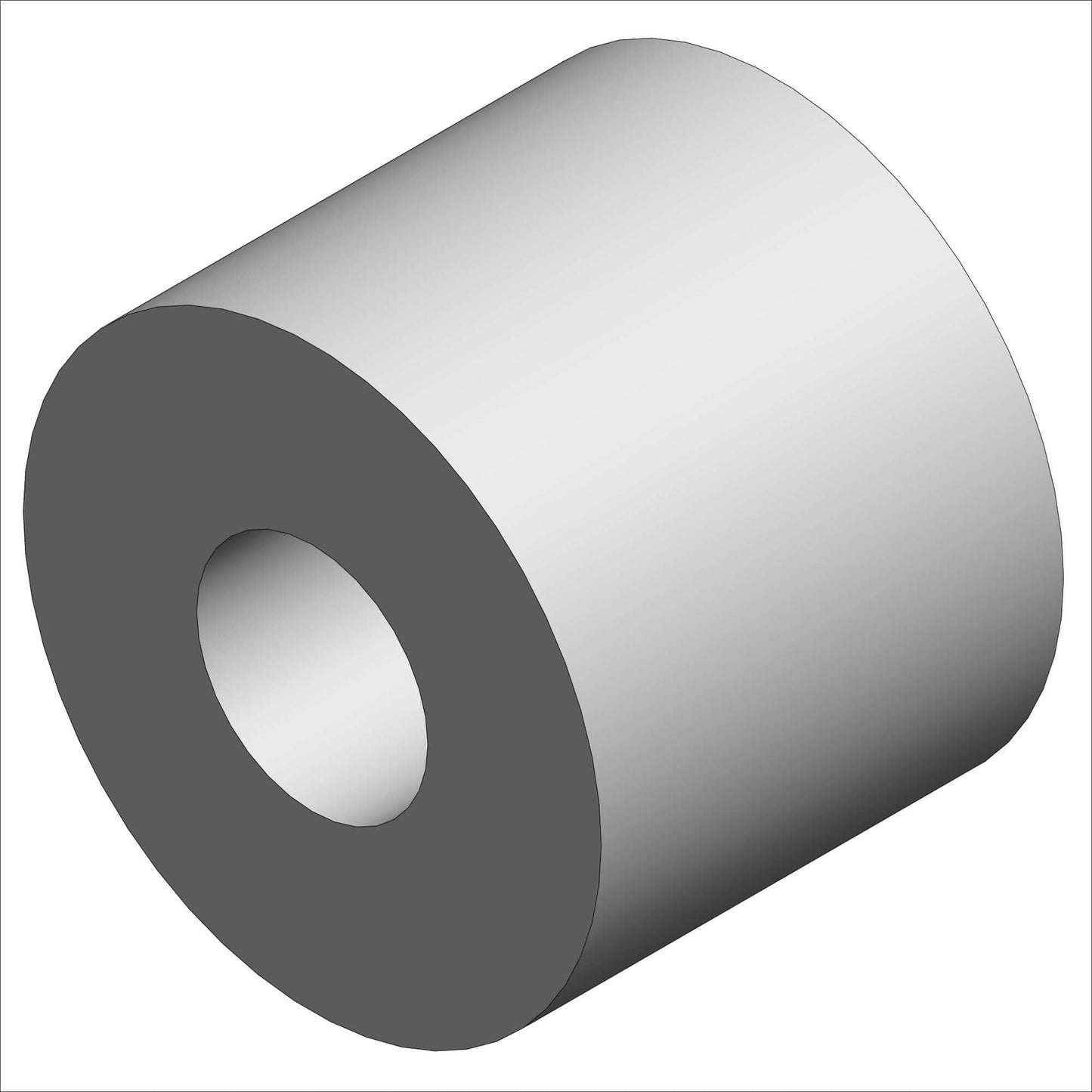 PN 3018/100 - SPACR, NYL, .625D @ .375" #167 N N