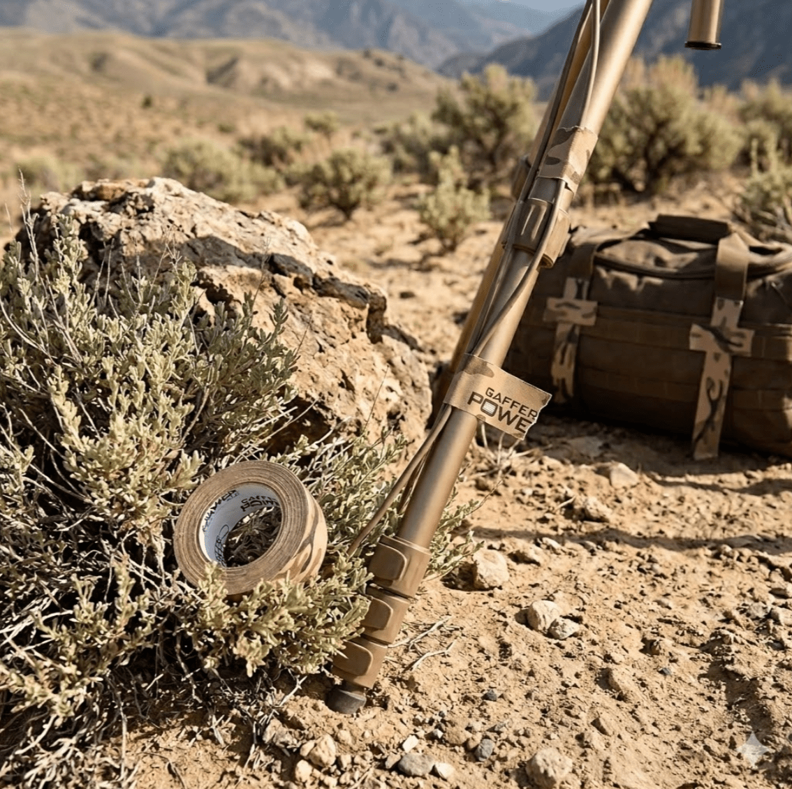 Gaffer Tape 2 In x 25 Yds Muted Army Green Camouflage