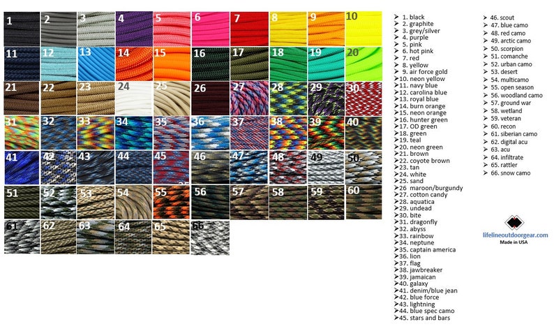 Small Paracord lanyard - handmade in USA