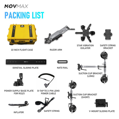 Movmax Razor Arm + Rigging Package