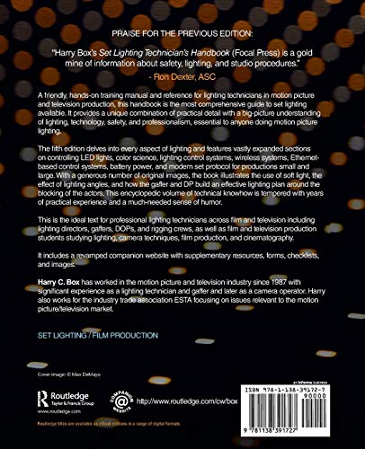 Set Lighting Technician's Handbook - Grip Support Store