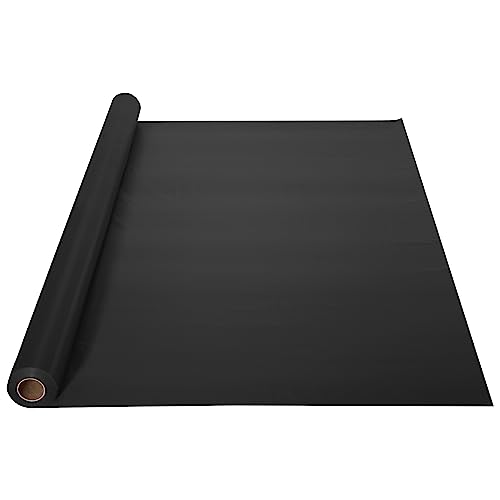 Plastic Black Tablecover Roll, 100' Length x 40" Width - Grip Support Store