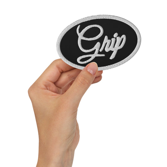 Grip Embroidered Patch