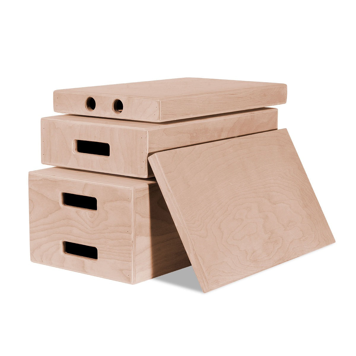 Apple Box Set – 3‐Size Wood Grip Boxes