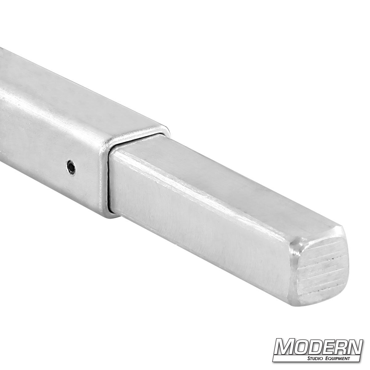 Square Aluminum Tube with Male Pin (3/4") - Grip Support Store