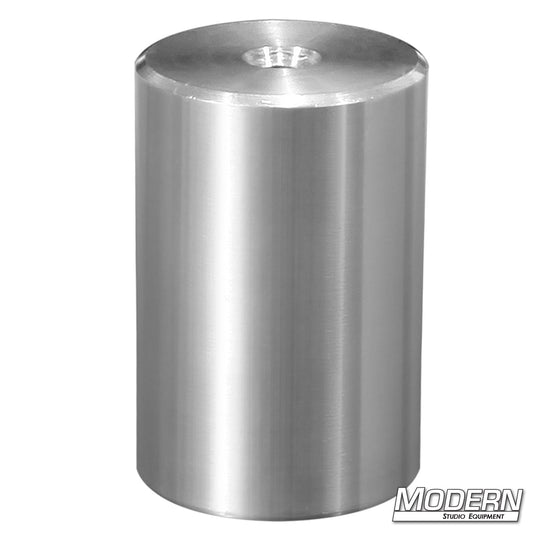 A cylindrical silver-colored Speed-Rail Aluminum starter used for vehicle rigging.
