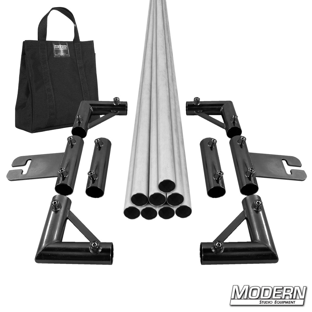 12-Foot x 12-Foot Breakdown Frame for Speed-Rail® with black Bag – Heavy-Duty Grip Frame for Film Lighting and Rigging | Modern Studio Equipment