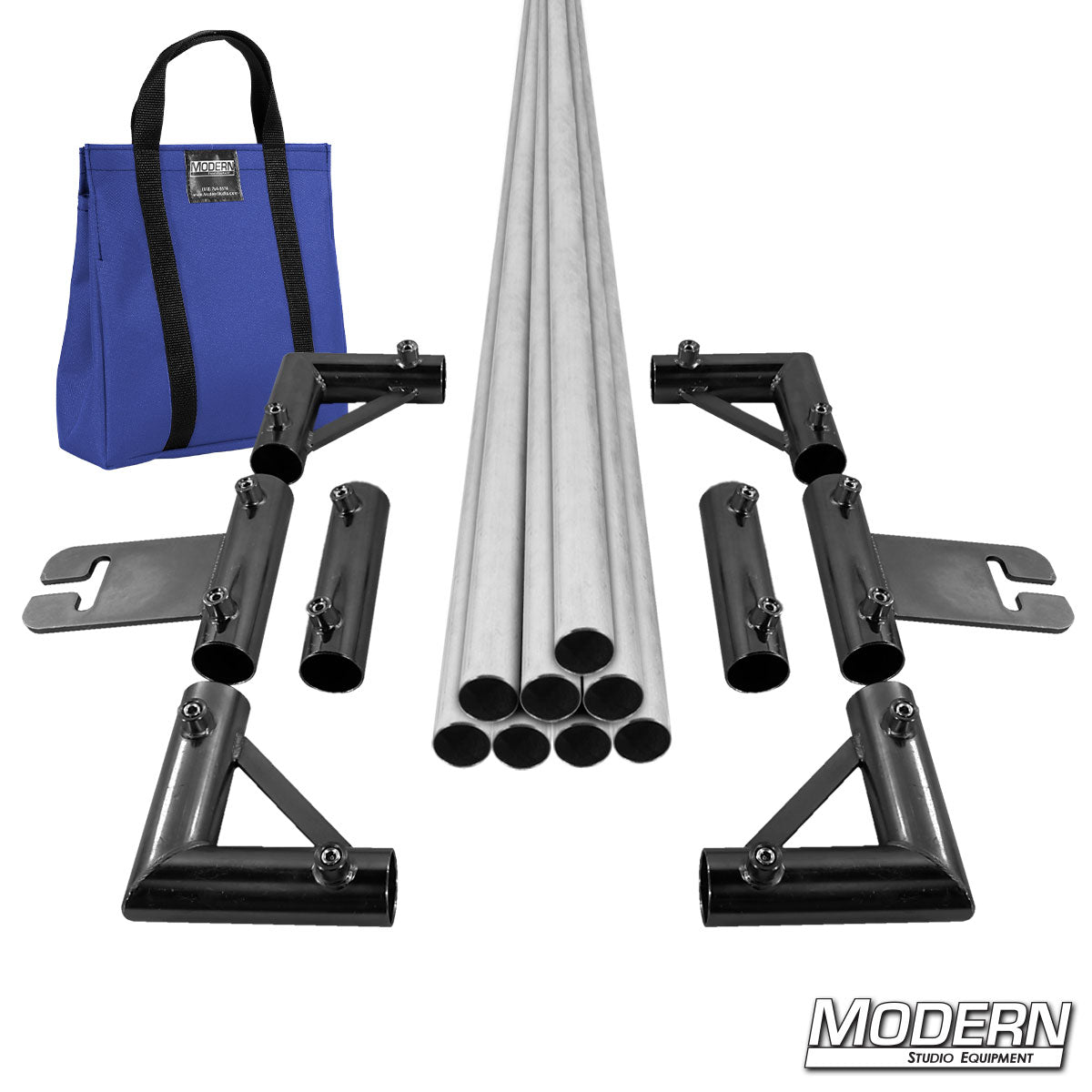 12-Foot x 12-Foot Breakdown Frame for Speed-Rail® with Blue bag – Heavy-Duty Grip Frame for Film Lighting and Rigging | Modern Studio Equipment