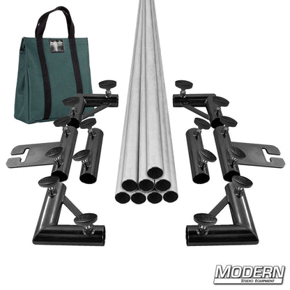 12-Foot x 12-Foot Breakdown Frame for Speed-Rail® with Green bag and T-Handles – Heavy-Duty Grip Frame for Film Lighting and Rigging | Modern Studio Equipment