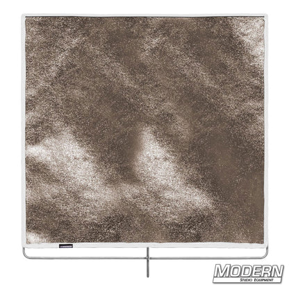 48x48 Gold Lame fabric for high-reflective light bounce, ideal for film, TV, and photo shoots requiring warm lighting effects.