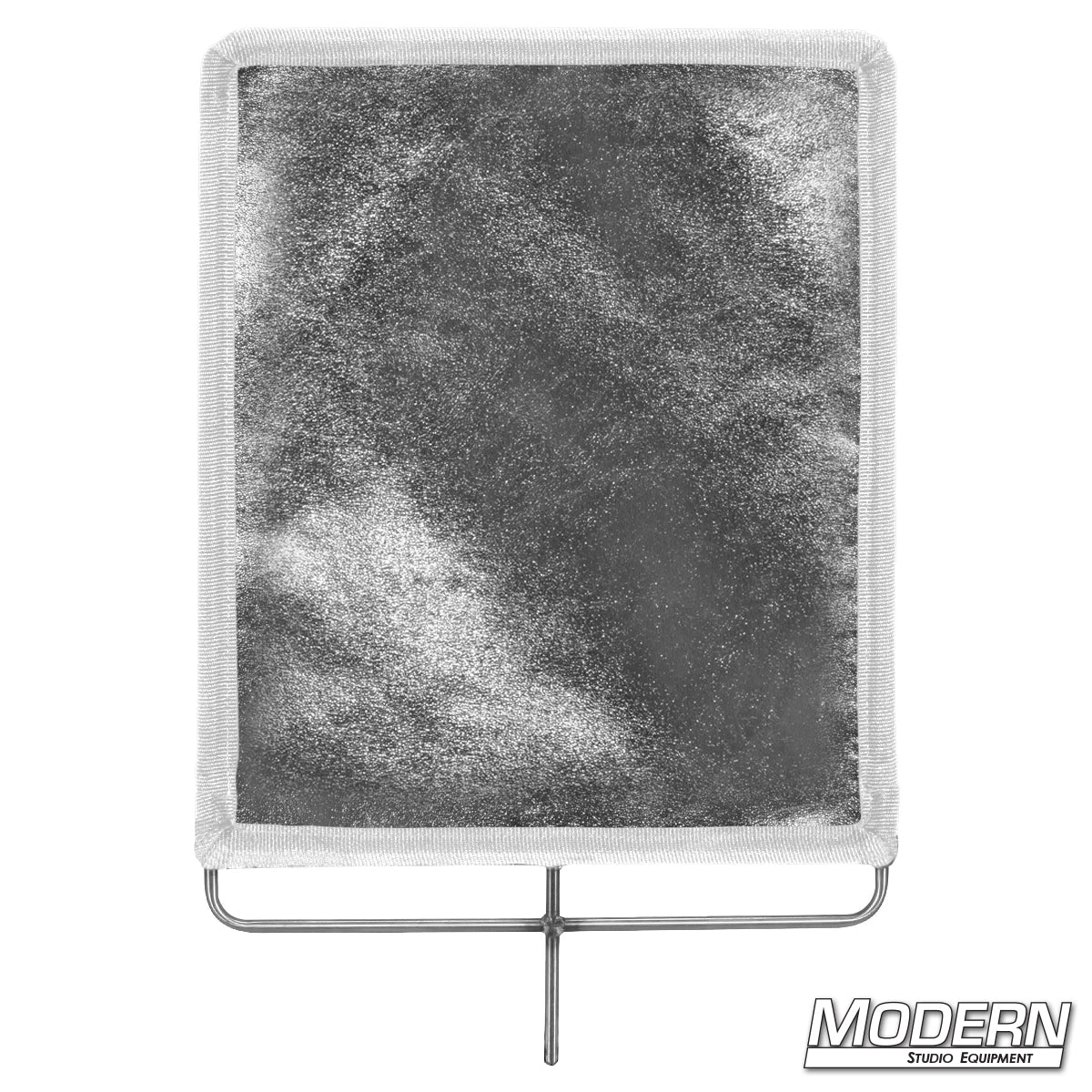 18x24 Silver lame fabric for bright light bounce and reflective effects in professional film, TV, and photography productions.