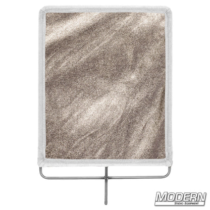 18x24 Gold Lame fabric for high-reflective light bounce, ideal for film, TV, and photo shoots requiring warm lighting effects.