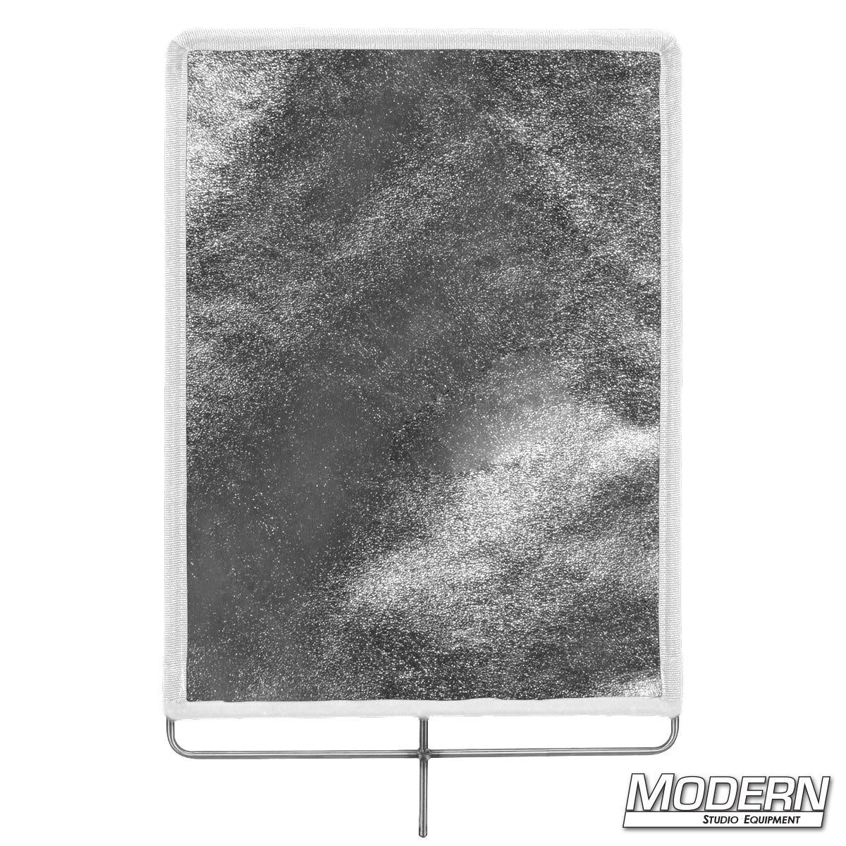 24x36 Silver lame fabric for bright light bounce and reflective effects in professional film, TV, and photography productions.