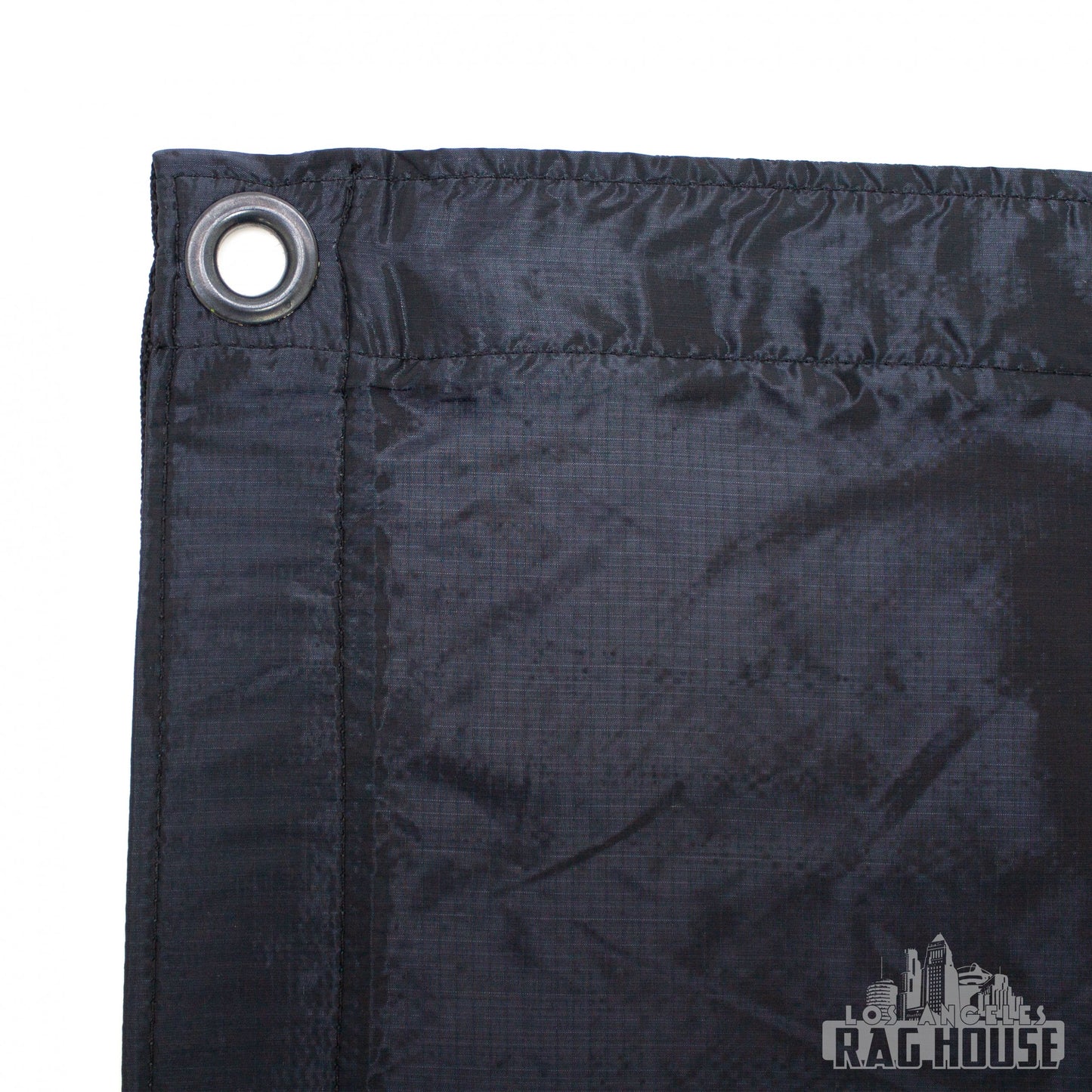 1/2 Grid Silent 30% Grey by LA Rag House - grey grid cloth diffusion
