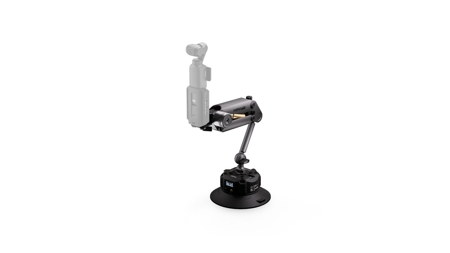 Hydra Alien Mini Electronic Suction Cup (6") Kit - Titanium Gray