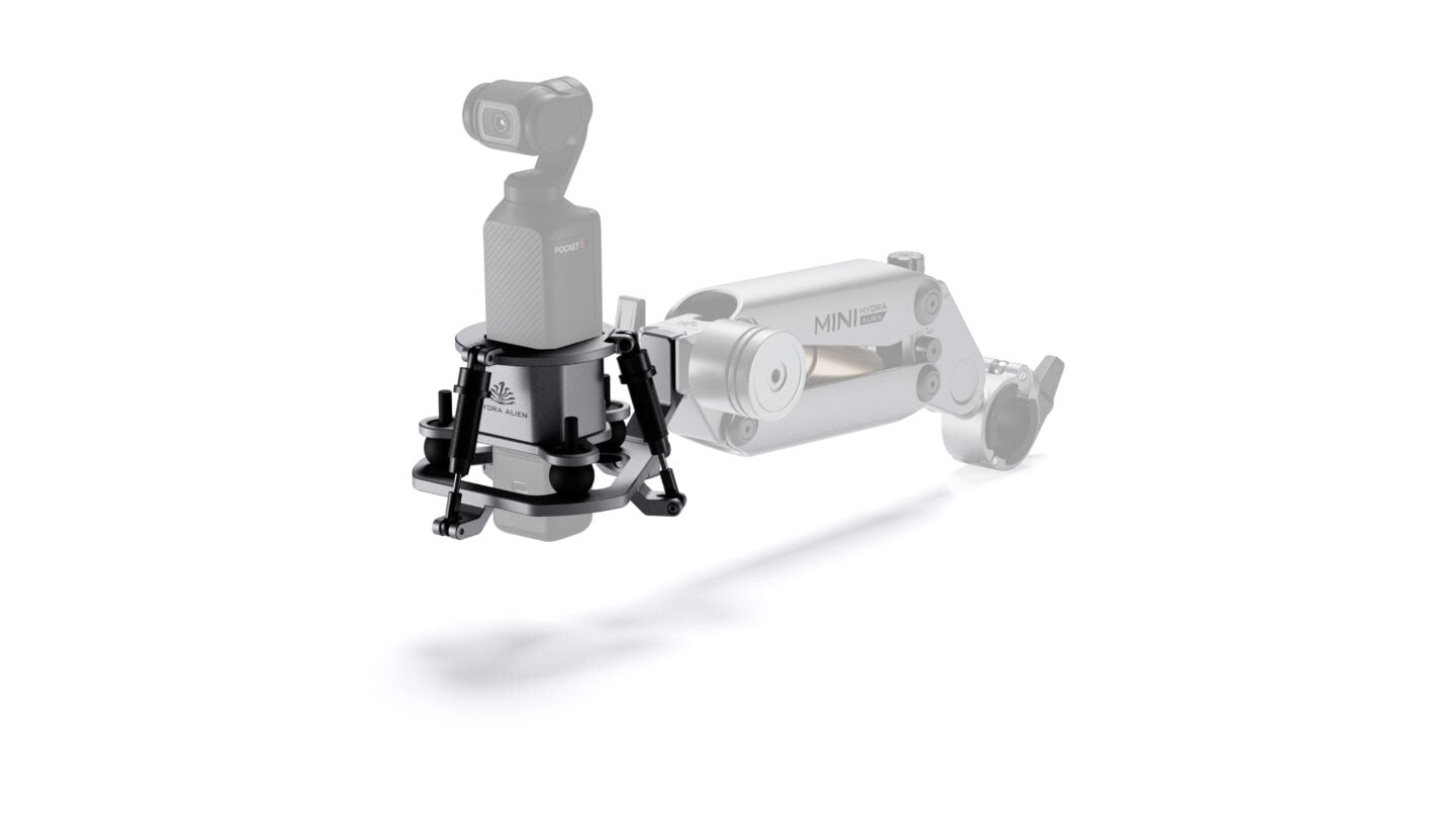 Shock Absorbing Head for Hydra Alien Mini (Osmo Pocket 3/4) - Titanium Gray