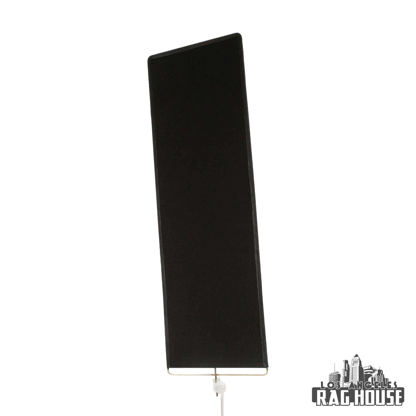 18"x48" Solid Black Flag Cutter by LA Rag House - solid black blade cutter
