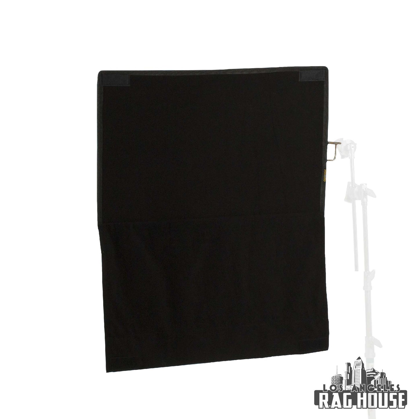 24"x36" Solid Black Floppy by LA Rag House - fabric detail