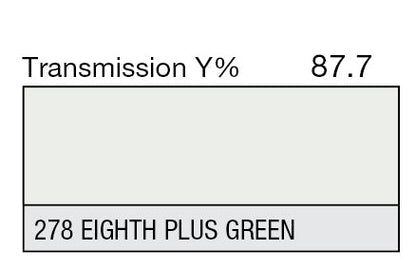 Lee Filters 278 1/8 Plus Green - 48" x 25' Roll