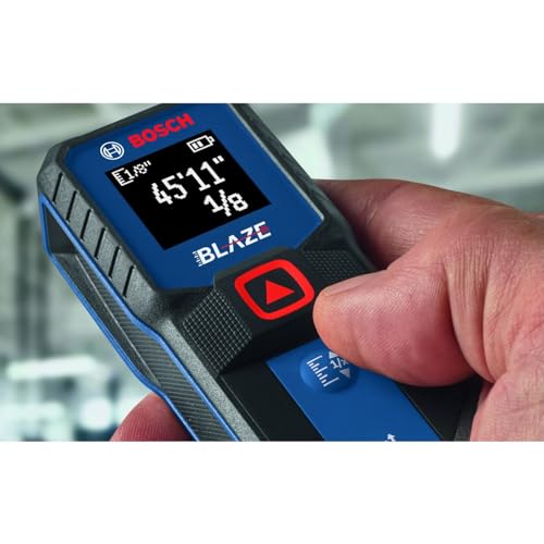 BOSCH 100 Ft Blaze Laser Distance Measure, Includes 2 AA Batteries