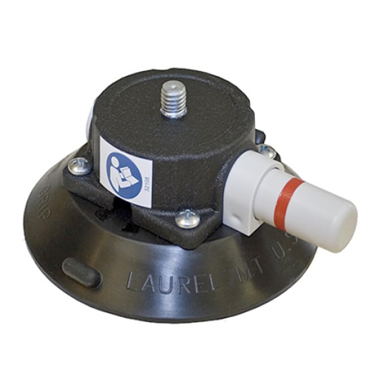 Wood's Powr-Grip 4-1/2" Concave Vacuum Cup w/ 3/8-16 Thread