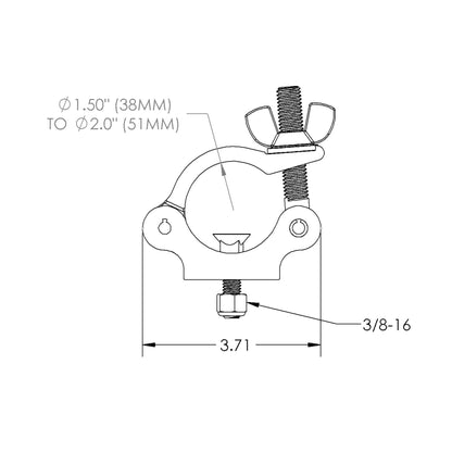 Aluminum Grid Clamps