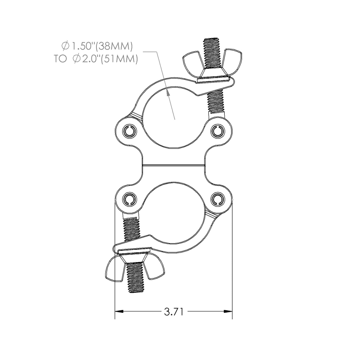 Aluminum Grid Clamps