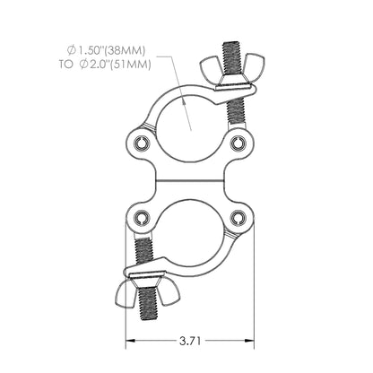 Aluminum Grid Clamps