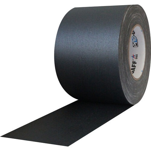 Pro Gaff 4" x 55yds Black Gaffer's Tape