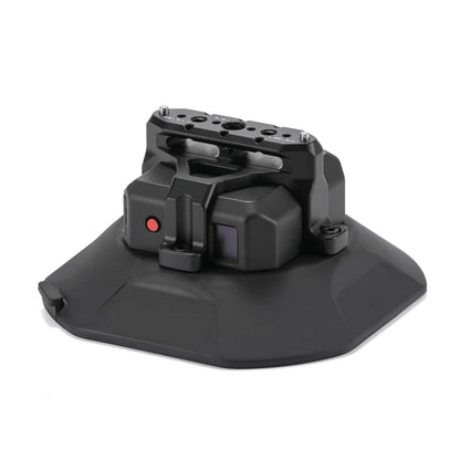 Black Tilta mounting plate on a white background