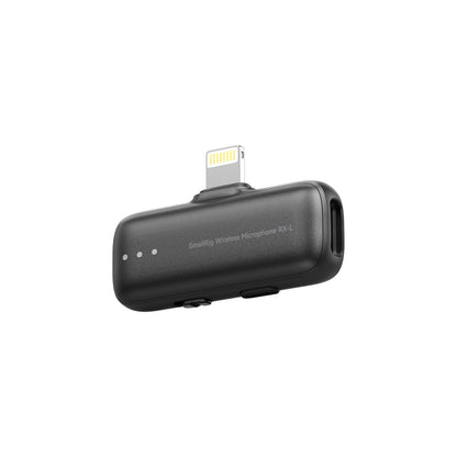 SMALLRIG S70 Mic Lightning Wireless Receiver S70RX-L for iPhone/for iPad, Professionally Tuned by Grammy Winner for Broadcast-Quality Sound in Vlogging, Live Streaming & Content Creation (Black)