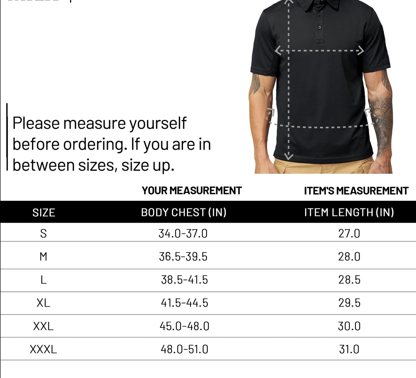 Show Black Polo Short Sleeve Shirts, Moisture-Wicking