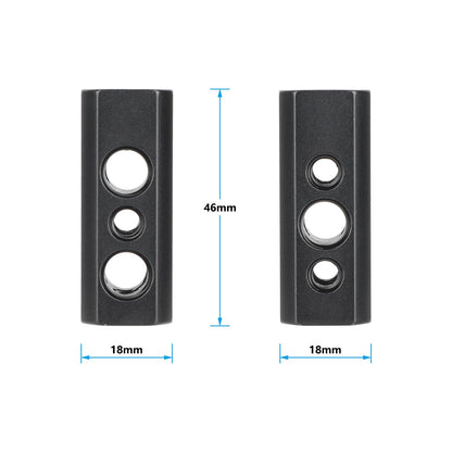 CAMVATE Accessory Mount Adapter with 1/4"-20 & 3/8"-16 Threads - 3633