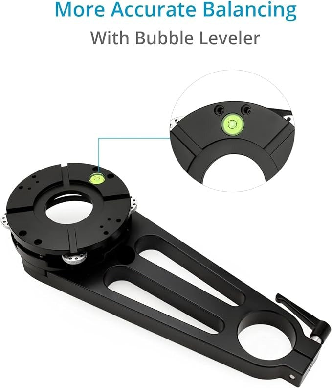 Euro / Elemac to Mitchell 4-Way Camera Leveler Offset