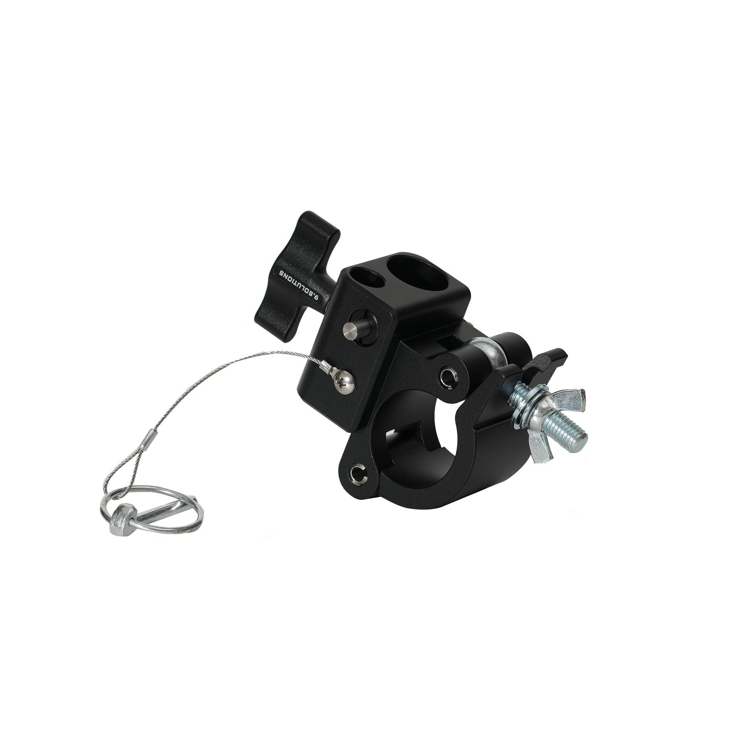 9.Solutions Coupler with Junior and Baby pin Receiver, Clamp, Coupler for Heavy Duty Light, Max Load: 250Kg, 9.VB5121