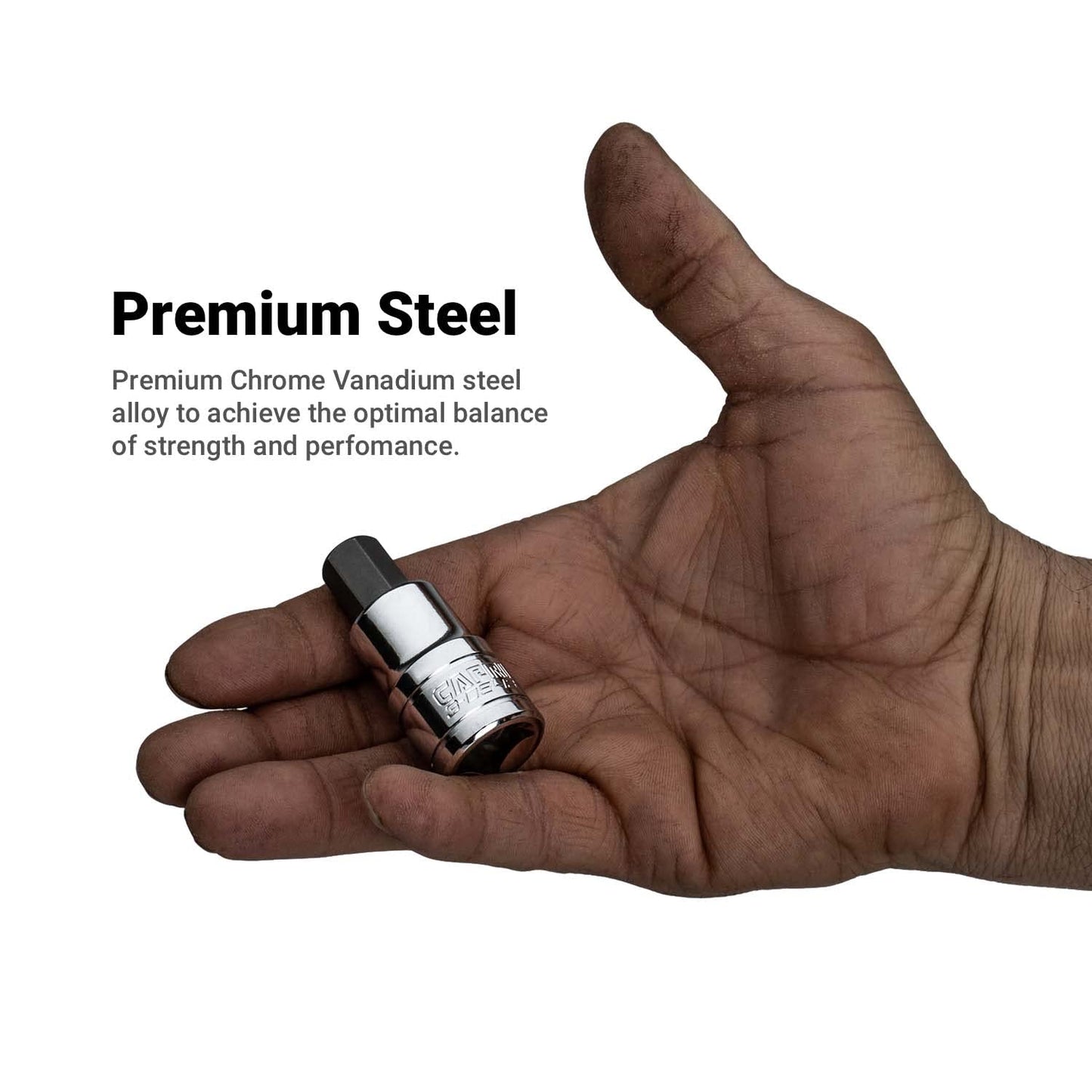 3/16-Inch Hex Bit Socket, 1/4-Inch Drive, SAE