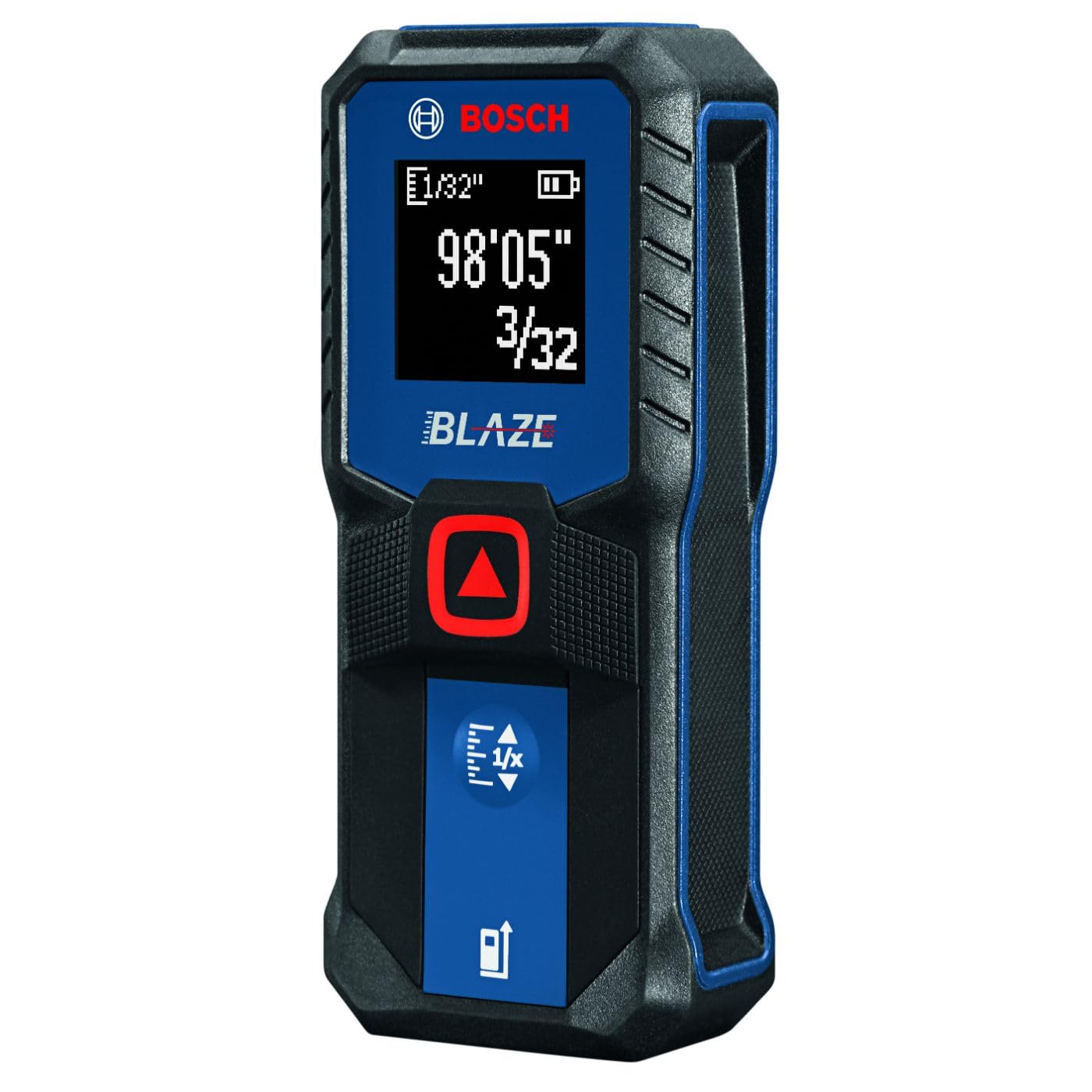 BOSCH 100 Ft Blaze Laser Distance Measure, Includes 2 AA Batteries