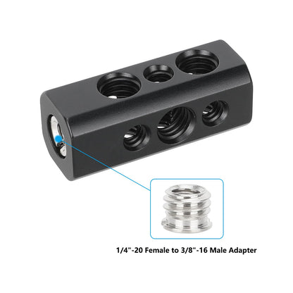 CAMVATE Accessory Mount Adapter with 1/4"-20 & 3/8"-16 Threads - 3633