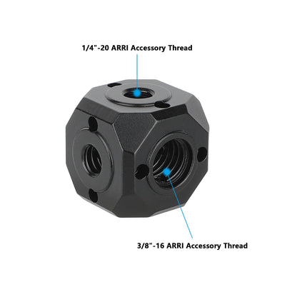 Universal Cube Mount with Female Threads