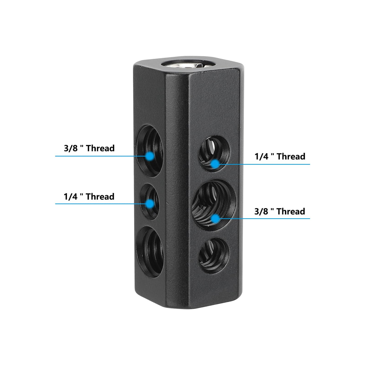 CAMVATE Accessory Mount Adapter with 1/4"-20 & 3/8"-16 Threads - 3633