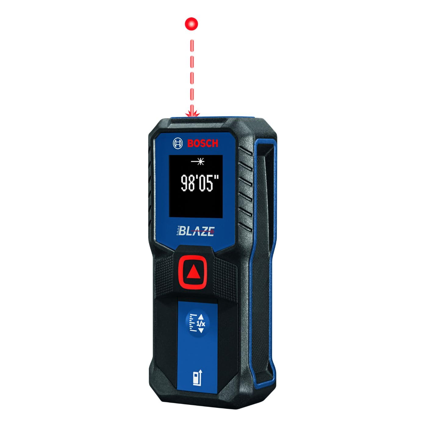 BOSCH 100 Ft Blaze Laser Distance Measure, Includes 2 AA Batteries