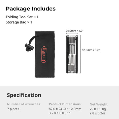 Folding Tool Set by SMALLRIG