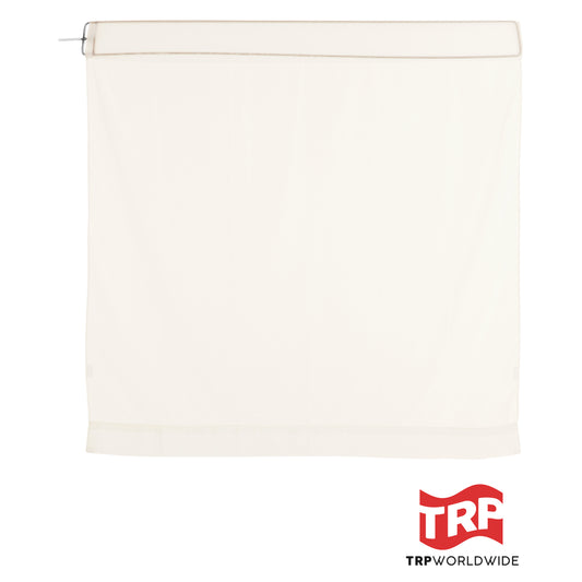 WHITE POLYSILK Cover for 4’ Wag Flag (Max Roll Out 4') FRAME NOT INCLUDED